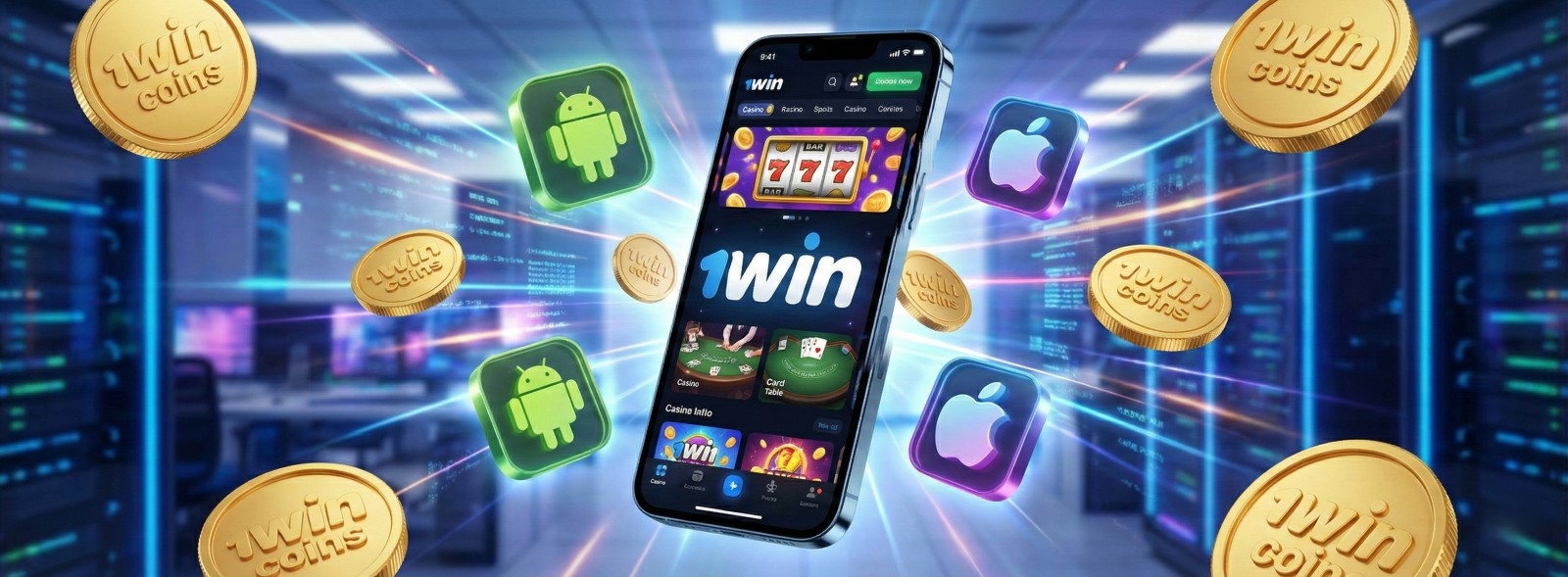 Изтегляне на официалното 1win приложение за мобилни устройства и трупане на 1win coins чрез програма за лоялност.